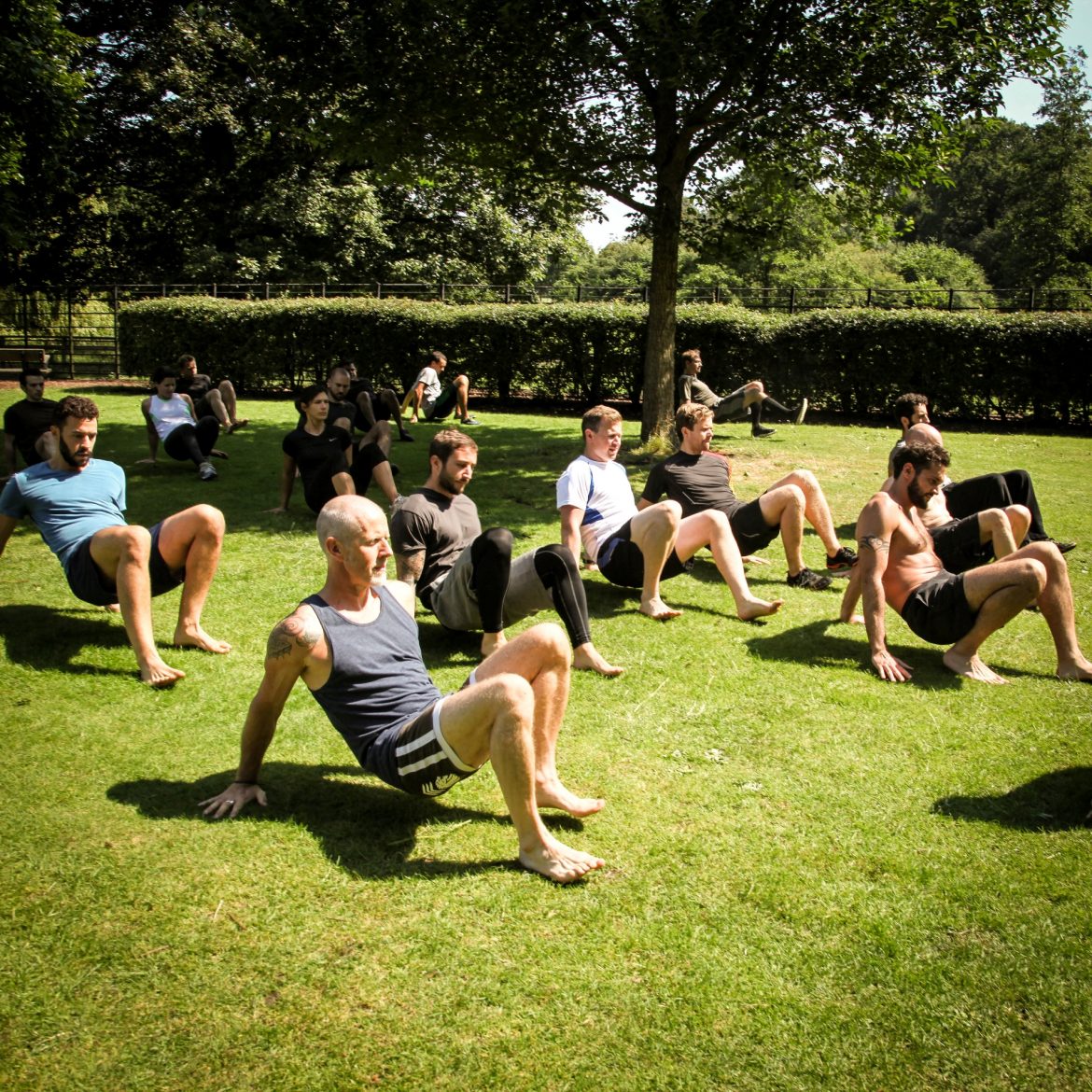 Inverted Foot Hand Crawl - Group